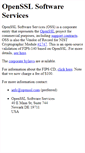 Mobile Screenshot of openssl.com