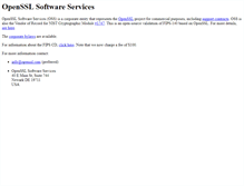 Tablet Screenshot of openssl.com
